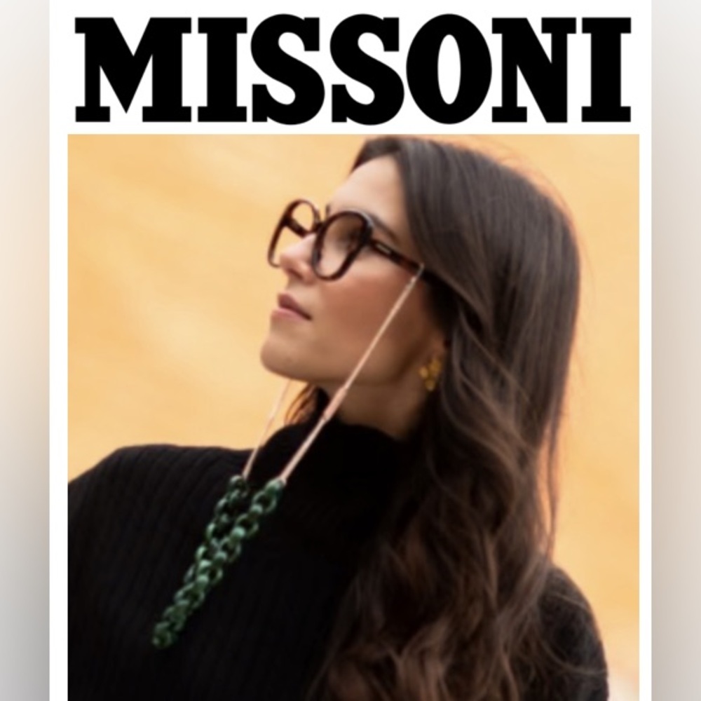 NEW Missoni Glasses with chain